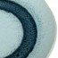 Assiette plate ronde céramique 22,5cm bleu Matera