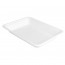 Barquette jetable bionic en cellulose couleur blanche 19.6x14.7x2.7 cm - Lot de 50