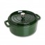 Cocotte en fonte ronde 26 cm vert basilic - Vitamines - Staub