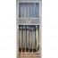 Coffret 6 couteaux steak laguiole manche acrylique ivoire - Laguiole - Jean Dubost