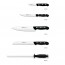 Bloc de 4 couteaux de cuisine et un fusil Arcos