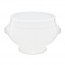 bol a soupe tete de lion blanc 55cl en porcelaine - essentials - cosy & trendy