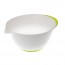 Bol à pâtisserie 24 cm base antidérapante plastique blanc et vert - Pâtisserie - Ibili