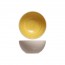 Bol rond beige et jaune 14.5cm - Lot de 6 - Turbolino