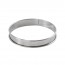 Cercle à tarte en inox - hauteur 2cm - diamètre 12cm