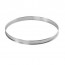 Cercle à tarte en inox - hauteur 2cm - diamètre 24cm