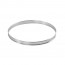 Cercle à tarte en inox - hauteur 2cm - diamètre 26cm