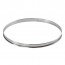 Cercle à tarte en inox - hauteur 2cm - diamètre 30cm