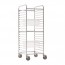 Chariot échelle pour bac gastronorme GN 2/1 en inox 18 niveaux 73 x 62 x 171cm - Paderno