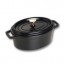 Cocotte en fonte ovale 23 cm noir mat - Fondamentales - Staub