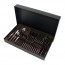 Coffret carton noir pour ménagère 18 ou 24 pièces