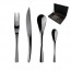 Coffret ménagère 50 pièces inox 18/10 - XY Black Miroir - Guy Degrenne 