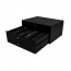 Coffret vide pour couverts - 127 pièces - Bois noir