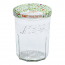 Confiturier en verre 385ml avec couvercle à vis 82mm - le parfait