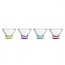 Coupe à glace en verre transparent et multicolore 37.5 cl - Ypsilon - Bormioli Rocco