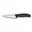 Couteau à découper lame 12cm manche synthétique noir - fibrox - victorinox