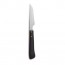 Couteau à steak inox manche marron 21.5cm - Lot de 6 - Chuletero Blister - La Casa 