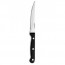 Couteau à steak manche noir en inox finition miroir 21.2cm - Lot de 12 - Eco - Comas