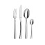 Couteau à steak monobloc en inox 18/0 de 3mm finition miroir - Lot de 6 - Havane Amefa