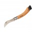 Couteau à champignon n°8 lame acier inoxydable avec manche en bois de hêtre - Champignon - Opinel