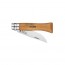 Couteau de poche n°7 manche en bois de hêtre - lame acier au carbone 8cm - Carbone - Opinel