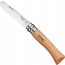 Couteau de poche n°7 manche en bois de hêtre - lame inox 8cm - Mon premier - Opinel