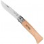 Couteau de poche n°8 manche en bois de hêtre - lame inox 8.5cm - Inox - Opinel