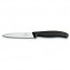 couteau d'office lame lisse 10cm manche synthetique noir - swissclassic - victorinox