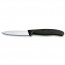 couteau d'office lame lisse 8cm manche synthetique noir - swissclassic - victorinox