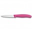 couteau d'office lame lisse 8cm manche synthetique rose - swissclassic - victorinox