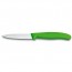 couteau d'office lame lisse 8cm manche synthetique vert clair - swissclassic - victorinox