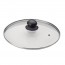 Couvercle 28cm en verre et inox avec bouton bakélite - Accessoires - Ibili 