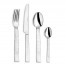 Cuillère à dessert en inox 18/10 3mm - Lot de 6 - Ato martelé - Couzon