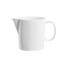 Cremier en porcelaine blanche 22cl avec motif lignes droites en relief - Ginseng - Chef & Sommelier
