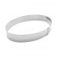 Cercle à mousse 26cm ovale en inox  - Paderno