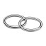 Dessous de plat anneaux - en inox finition miroir - Duo Couzon