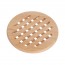 Dessous de plat rond en bois 19,5cm x 1,5cm - Bois - Cosy & Trendy