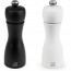 Duo moulins poivre et sel manuels 15cm bois de hêtre noir/blanc - Tahiti - Peugeot