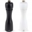 Duo moulins poivre et sel manuels 20cm bois de hêtre noir/blanc - Tahiti - Peugeot