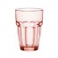 Gobelet forme haute teinté pêche/orange 37cl - Lot de 6 - Rock Bar - Bormioli Rocco