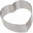 emporte piece inox coeur bombe - 8.5 x 8.5 cm - forme inox et nonnette - gobel