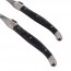 Fourchette de table postiche gris en inox Laguiole