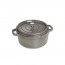 Cocotte en fonte ronde 26 cm gris graphite - Fondamentales - Staub