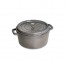 Cocotte en fonte ronde 34 cm gris graphite - Fondamentales - Staub