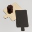 Languette rectangle or et noire en carton pour pâtisserie - 5,5 x 9,5cm - Lot de 200- Carton à pâtisserie - AZ Boutique