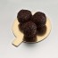 Languettes en carton rondes or et noir - 8cm - Lot de 200 - Carton à patisserie - AZ Boutique