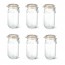 Lot de 6 bocaux hermétiques en verre 1,5L joint 85mm - Super - Le Parfait