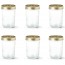 Lot de 6 terrines en verre 1500g avec couvercle à vis 110mm - Familia Wiss - Le Parfait