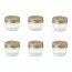 Lot de 6 terrines en verre 200g avec couvercle à vis 82mm - Familia Wiss - Le Parfait