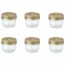 Lot de 6 terrines en verre 500g avec couvercle à vis 100mm - Familia Wiss - Le Parfait